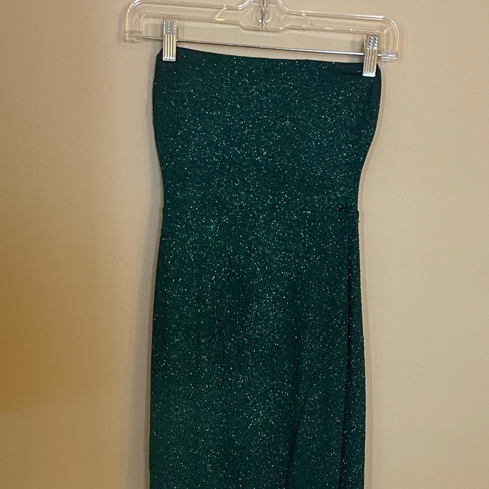 Windsor Strapless Glitter Dress - Small